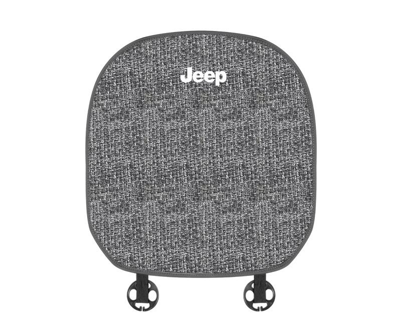 Suitable For Jeep Car Linen Back Cushion Seat Cushion Gray