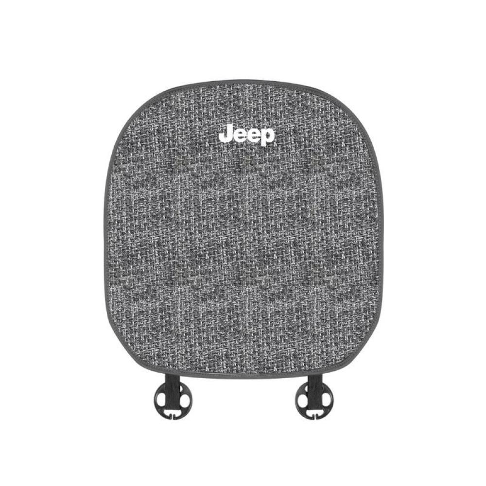 Suitable For Jeep Car Linen Back Cushion Seat Cushion Gray