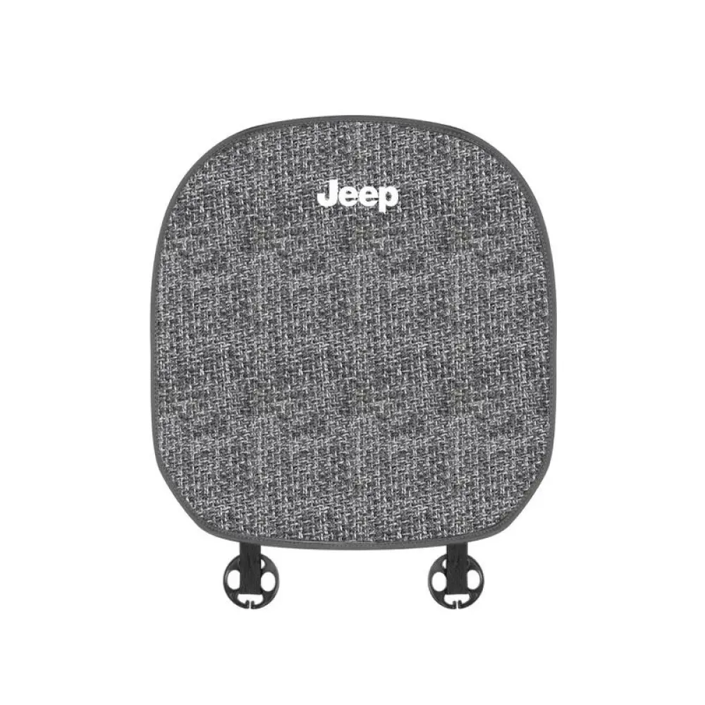 Suitable For Jeep Car Linen Back Cushion Seat Cushion Gray