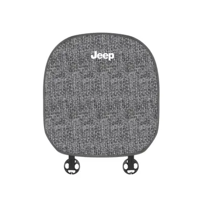 Suitable For Jeep Car Linen Back Cushion Seat Cushion Gray 02