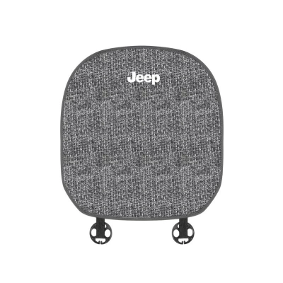Suitable For Jeep Car Linen Back Cushion Seat Cushion Gray 02