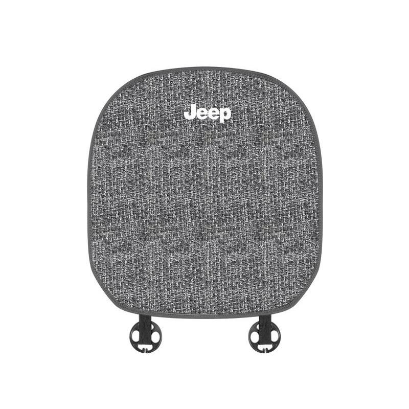 Suitable For Jeep Car Linen Back Cushion Seat Cushion Gray
