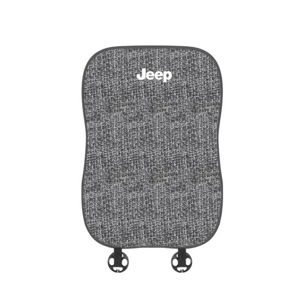 Suitable For Jeep Car Linen Back Cushion Seat Cushion Gray