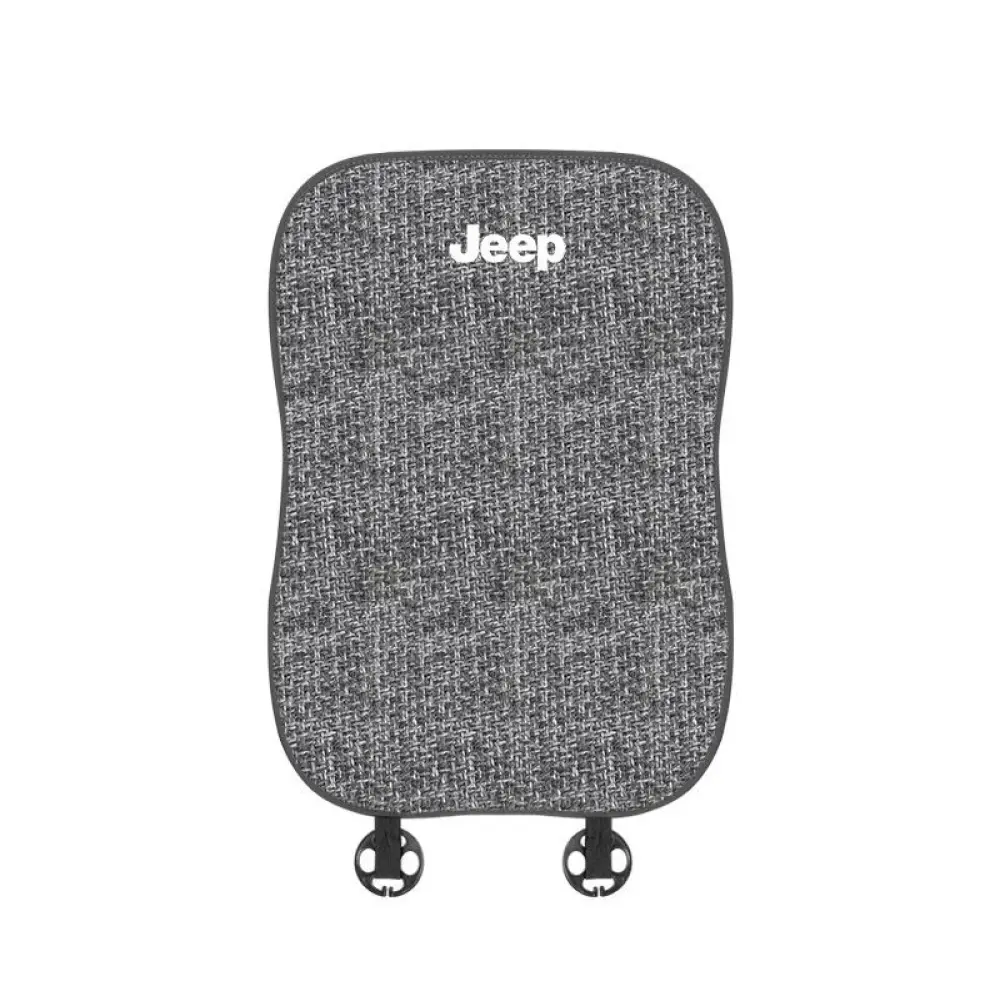 Suitable For Jeep Car Linen Back Cushion Seat Cushion Gray