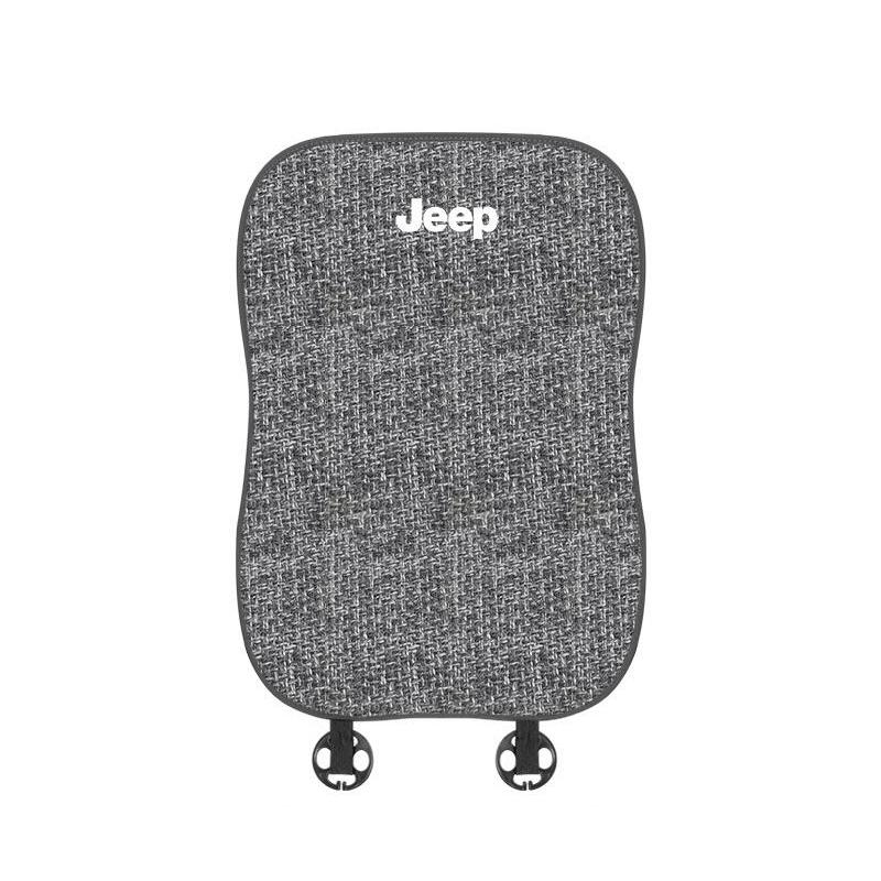 Suitable For Jeep Car Linen Back Cushion Seat Cushion Gray