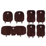 Suitable For Leapmotor Car Flannel Back Cushion Brown