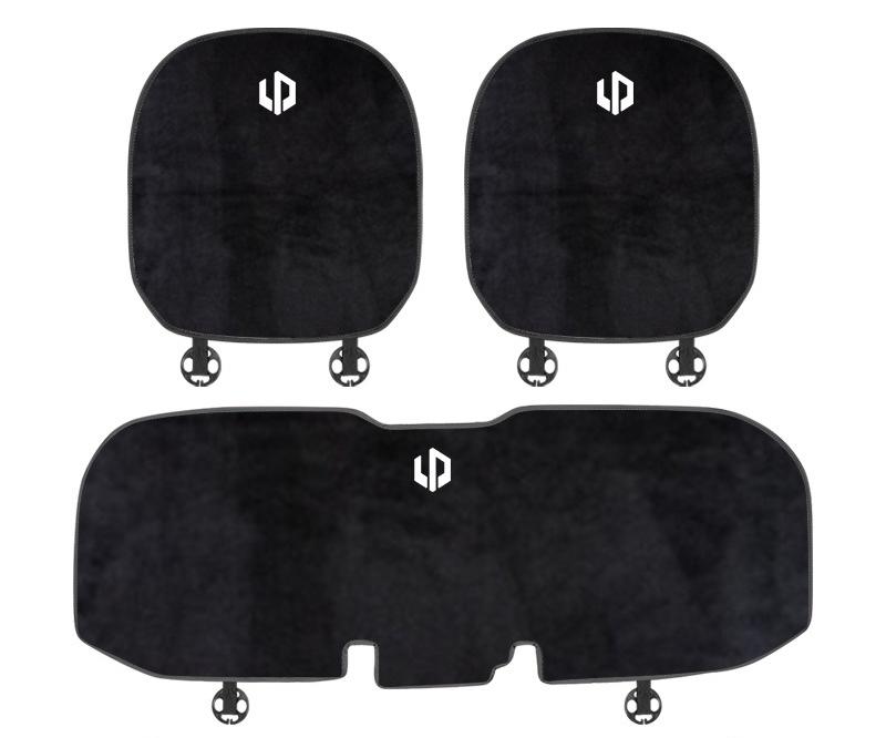 Suitable For Leapmotor Flannel Back Cushion Black