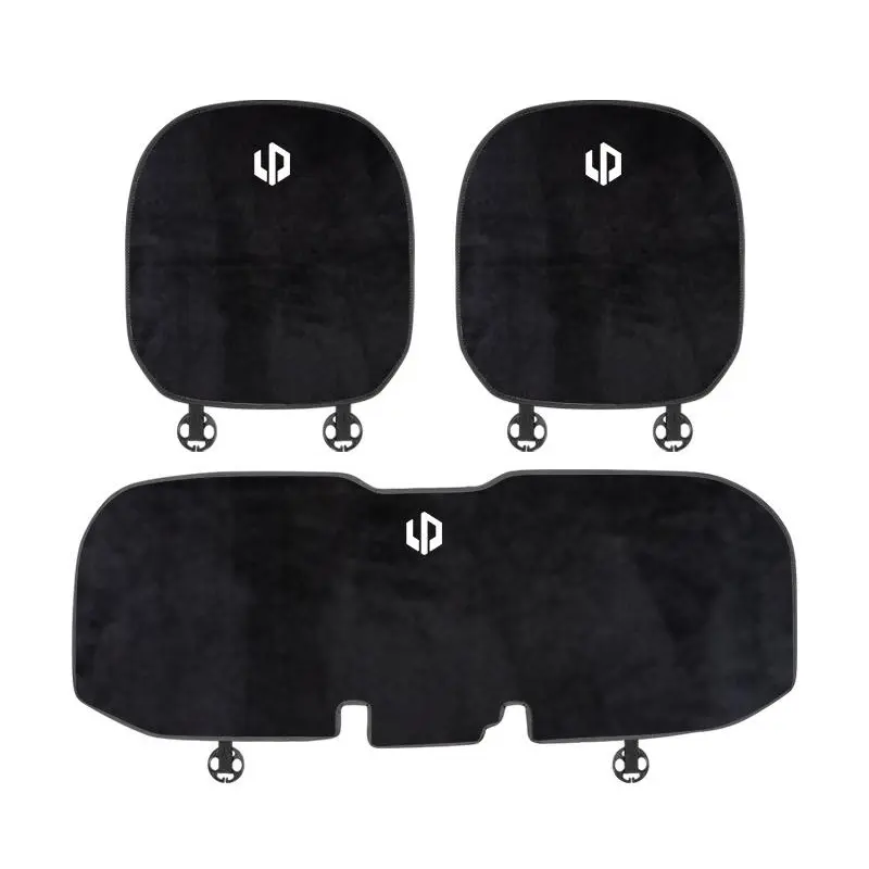 Suitable For Leapmotor Flannel Back Cushion Black