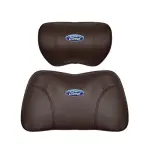 Suitable For Mondeo Car Nappa Memory Foam Seat Headrest Lumbar Pillow Brown