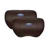 Suitable For Mondeo Car Nappa Memory Foam Seat Headrest Lumbar Pillow Brown