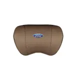 Suitable For Mondeo Car Nappa Memory Foam Seat Headrest Lumbar Pillow Coffee Color