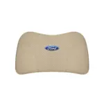 Suitable For Mondeo Car Nappa Memory Foam Seat Headrest Lumbar Pillow Off-White