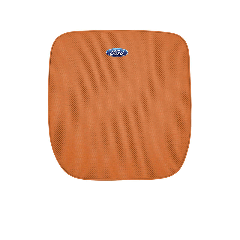 Suitable For Mondeo Car Nappa Memory Foam Seat Headrest Lumbar Pillow Orange