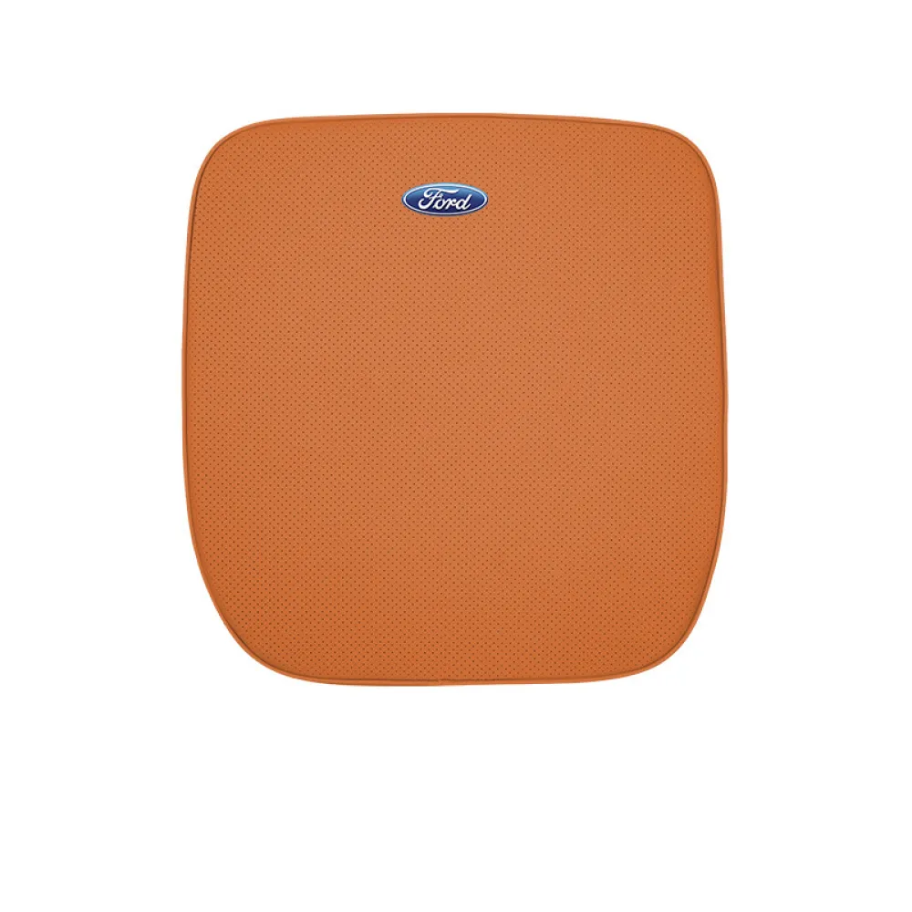 Suitable For Mondeo Car Nappa Memory Foam Seat Headrest Lumbar Pillow Orange