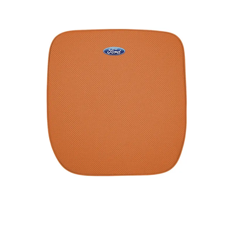 Suitable For Mondeo Car Nappa Memory Foam Seat Headrest Lumbar Pillow Orange