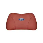 Suitable For Mondeo Car Nappa Memory Foam Seat Headrest Lumbar Pillow Red