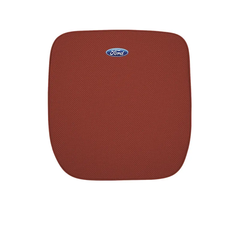 Suitable For Mondeo Car Nappa Memory Foam Seat Headrest Lumbar Pillow Red