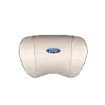 Suitable For Mondeo Car Nappa Memory Foam Seat Headrest Lumbar Pillow White