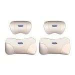 Suitable For Mondeo Car Nappa Memory Foam Seat Headrest Lumbar Pillow White