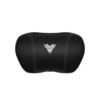Suitable For Neta U Car Nappa Memory Foam Seat Headrest Lumbar Pillow Black 02