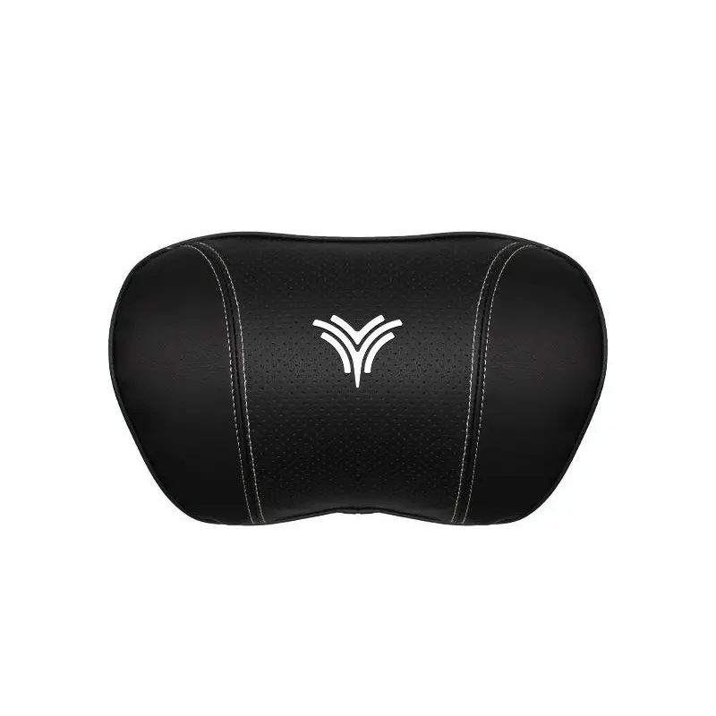 Suitable For Neta U Car Nappa Memory Foam Seat Headrest Lumbar Pillow Black