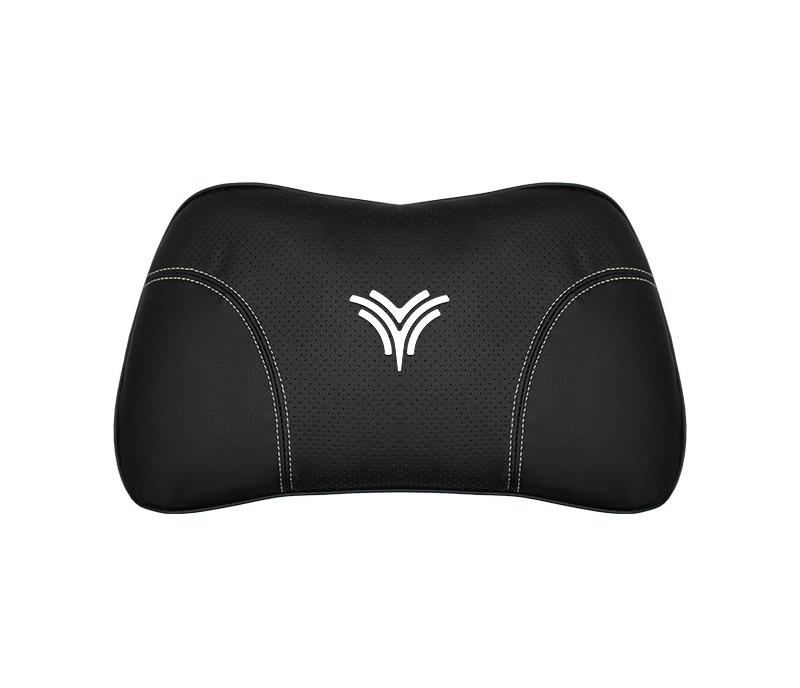 Suitable For Neta U Car Nappa Memory Foam Seat Headrest Lumbar Pillow Black