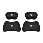 Suitable For Neta U Car Nappa Memory Foam Seat Headrest Lumbar Pillow Black
