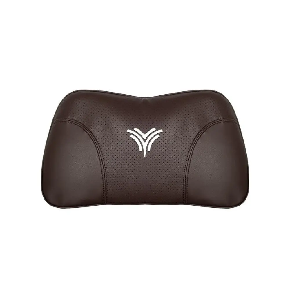 Suitable For Neta U Car Nappa Memory Foam Seat Headrest Lumbar Pillow Brown