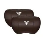 Suitable For Neta U Car Nappa Memory Foam Seat Headrest Lumbar Pillow Brown