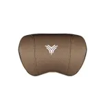 Suitable For Neta U Car Nappa Memory Foam Seat Headrest Lumbar Pillow Coffee Color
