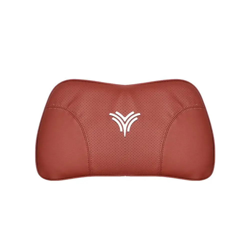 Suitable For Neta U Car Nappa Memory Foam Seat Headrest Lumbar Pillow Red
