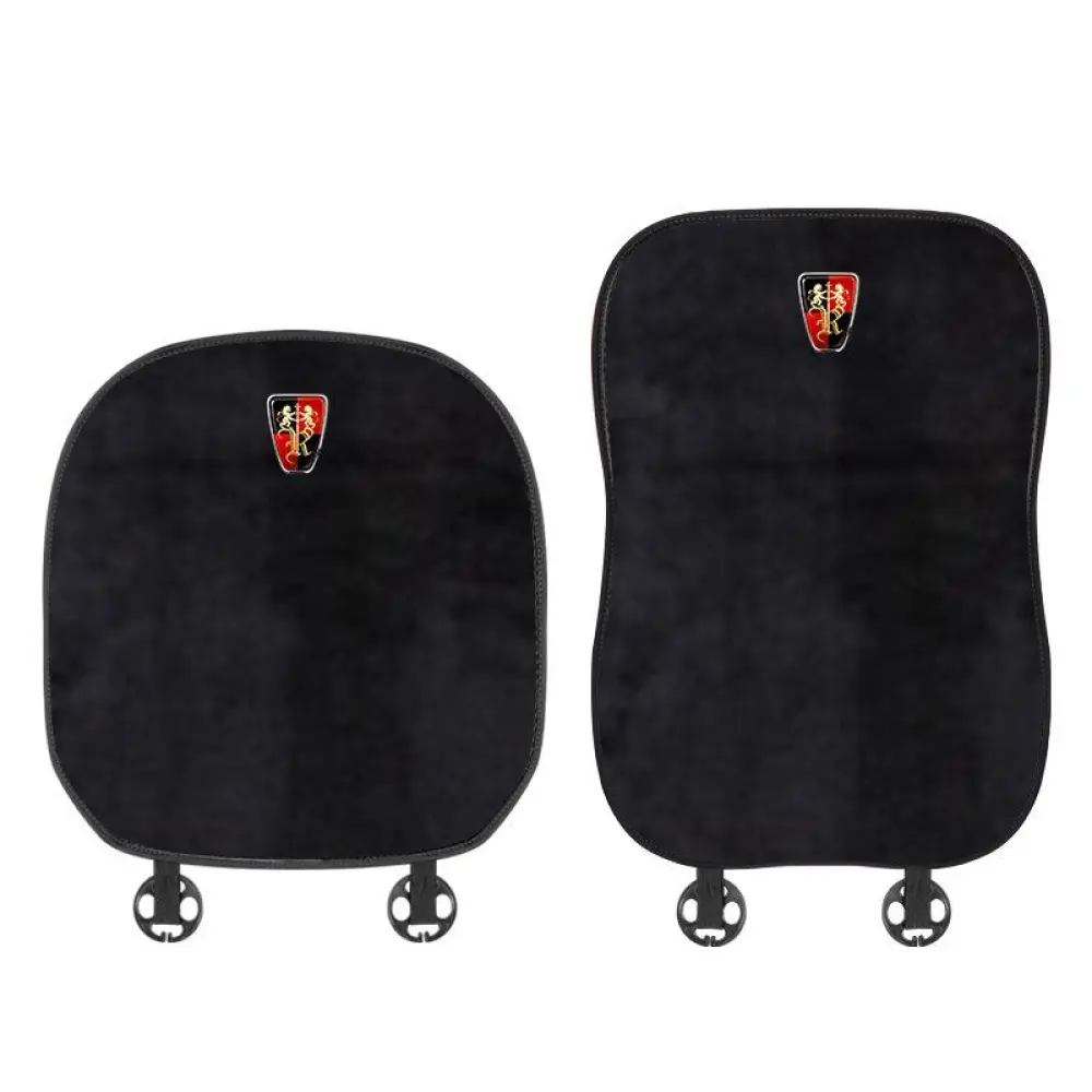 Suitable For Roewe Car Flannel Back Cushion Black