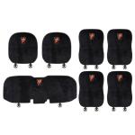 Suitable For Roewe Car Flannel Back Cushion Black