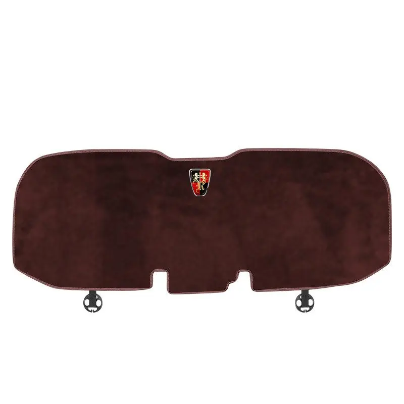 Suitable for Roewe car flannel back cushion brown