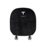 Suitable For Tesla Car Flannel Back Cushion Seat Cushion Black