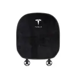 Suitable For Tesla Car Flannel Back Cushion Seat Cushion Black