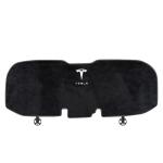 Suitable For Tesla Car Flannel Back Cushion Seat Cushion Black