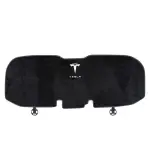 Suitable For Tesla Car Flannel Back Cushion Seat Cushion Black