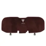 Suitable For Tesla Car Flannel Back Cushion Seat Cushion Brown