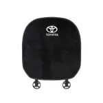 Suitable For Toyota Car Flannel Back Cushion Seat Cushion Black