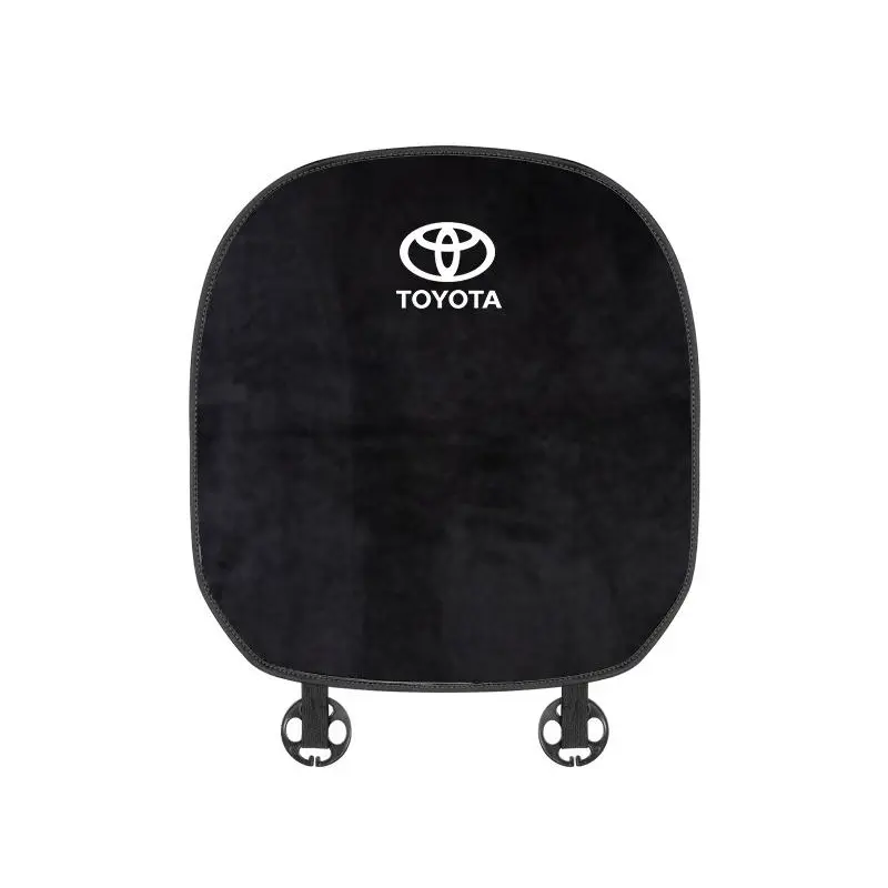 Suitable For Toyota Car Flannel Back Cushion Seat Cushion Black