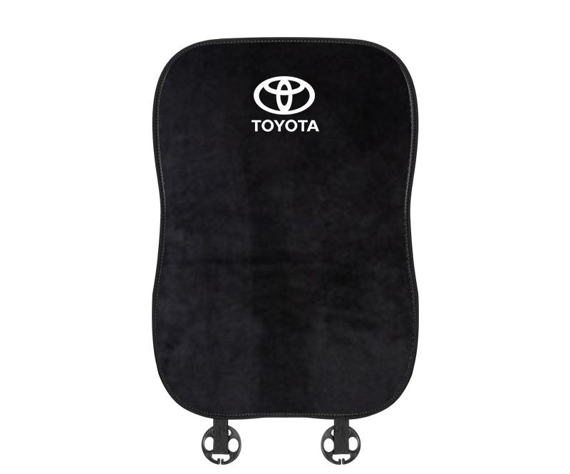 Suitable For Toyota Car Flannel Back Cushion Seat Cushion Black