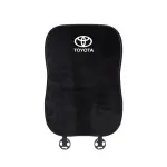 Suitable For Toyota Car Flannel Back Cushion Seat Cushion Black