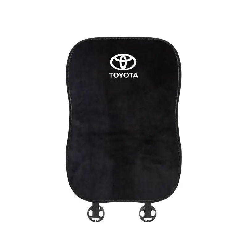 Suitable For Toyota Car Flannel Back Cushion Seat Cushion Black