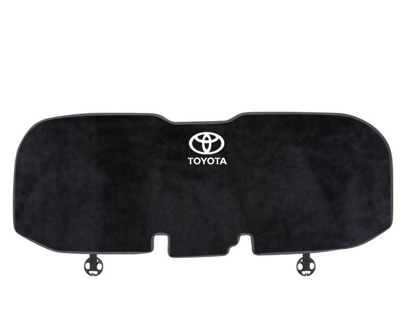 Suitable For Toyota Car Flannel Back Cushion Seat Cushion Black