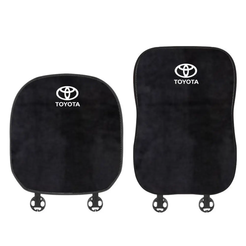 Suitable For Toyota Car Flannel Back Cushion Seat Cushion Black