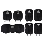 Suitable For Toyota Car Flannel Back Cushion Seat Cushion Black