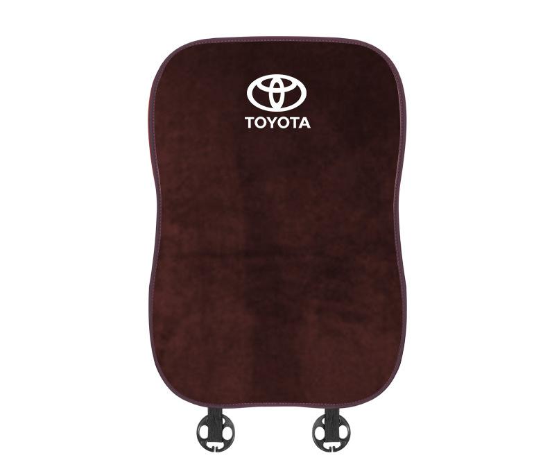 Suitable For Toyota Car Flannel Back Cushion Seat Cushion Brown