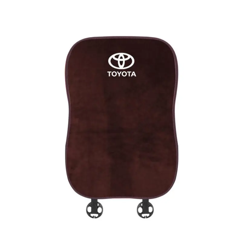 Suitable For Toyota Car Flannel Back Cushion Seat Cushion Brown