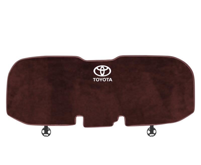 Suitable For Toyota Car Flannel Back Cushion Seat Cushion Brown